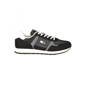 Tommy Hilfiger Schwarzer Polyester Herren Sneaker