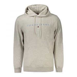 Tommy Hilfiger Grauer Baumwoll-Hoodie für Männer