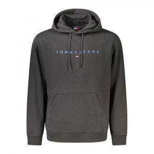 Tommy Hilfiger Schwarzer Baumwollpullover für Männer