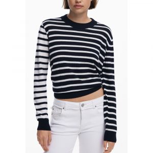 Desigual Schwarzer Pullover aus Wolle für Frauen