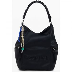 Desigual Schwarzer Polyethylen-Rucksack für Frauen