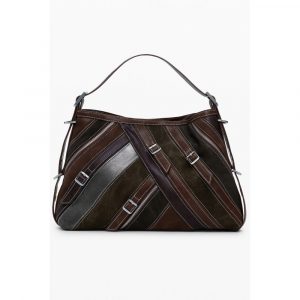 Desigual Braun Polyethylen Frauen Handtasche