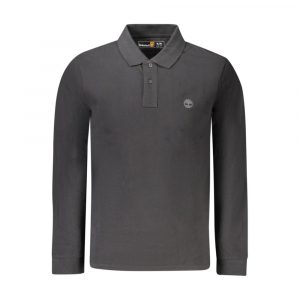 Timberland Schwarzes Baumwoll-Poloshirt für Männer