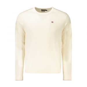Napapijri Weißer Pullover aus Wolle für Männer