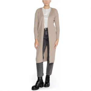 Only Beige Marabou Cardigan